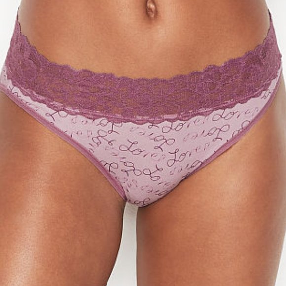 XL Love ❤️ VS Lace-Waist High-Leg Brief 💕 - Picture 6 of 16